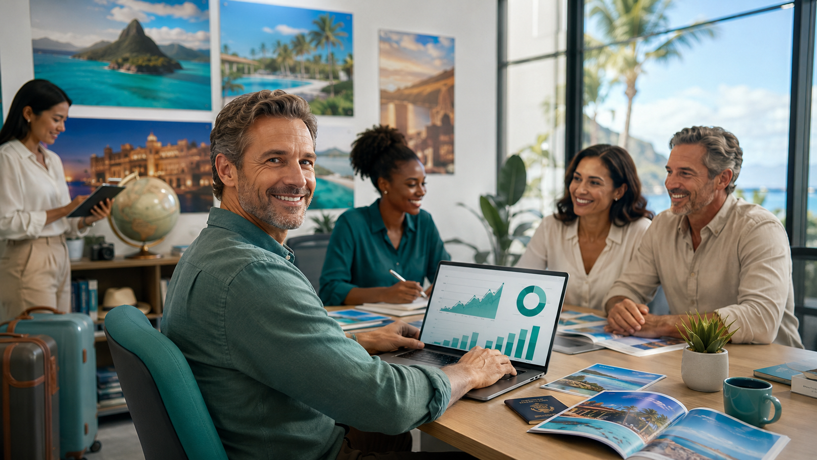 how to grow your travel agency growth levers showing service fees, retention and capacity for travel agencies in 2026